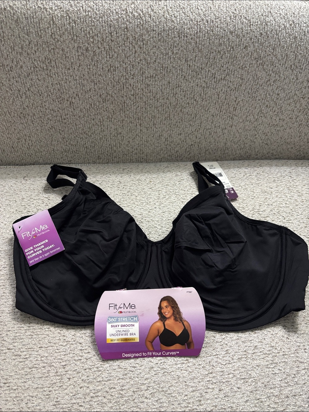 Classic Full-Coverage Black Underwire Bra - Women Intimates & Sleepwear